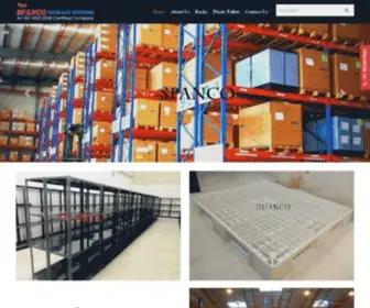 Spancostorage.in(Industrial Racks Manufacturers in Delhi) Screenshot