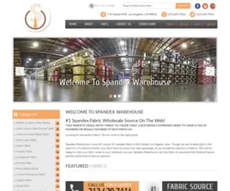 Spandexwarehouse.com(#1 Spandex Fabric Wholesaler) Screenshot