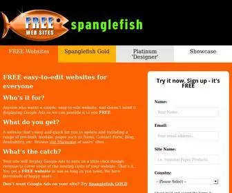 Spanglefish.com(Free Websites) Screenshot