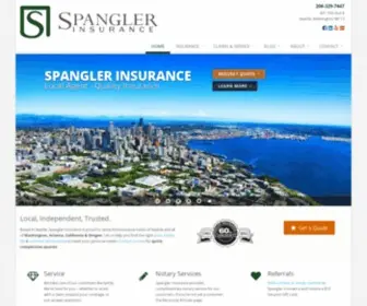 Spanglerinsurance.com(Spangler Insurance) Screenshot
