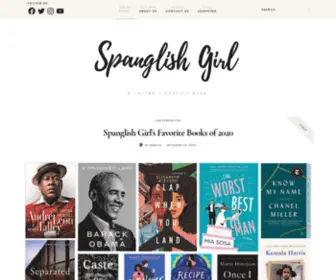 Spanglishgirl.com(A Latina Lifestyle Blog) Screenshot