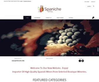 Spaniche-Wines.co.uk(Spaniche Wines) Screenshot