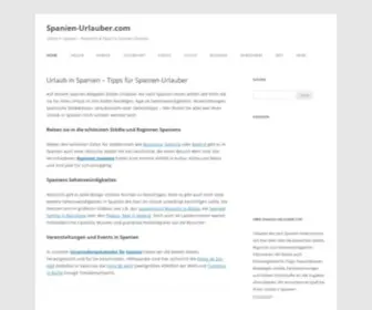 Spanien-Urlauber.com(Reise) Screenshot