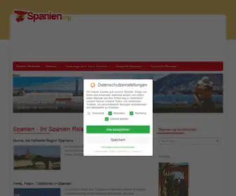 Spanien.org(Ihr Spanien Reiseführer) Screenshot