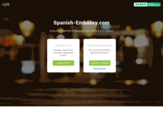 Spanish-Embassy.com(Spain) Screenshot