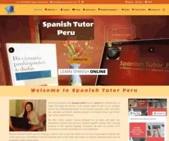Spanish-Tutor-Peru.com(Online spanish classes) Screenshot