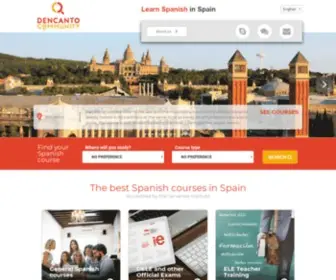 Spanishcourseinspain.com(Dencanto Community) Screenshot