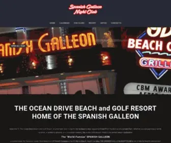 Spanishgalleonbeachclub.com(Spanish Galleon Night Club) Screenshot