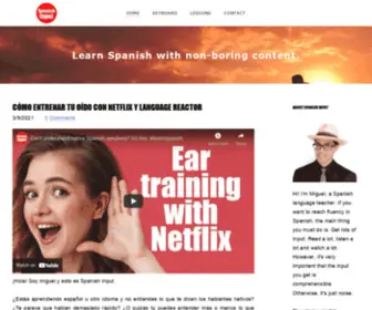 Spanishinput.com(SPANISH INPUT) Screenshot