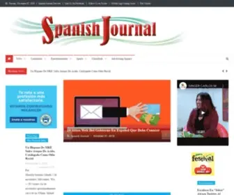 SpanishJournal.com(Spanish Journal Network) Screenshot