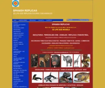 Spanishreplicas.com(ESCULTURAS) Screenshot