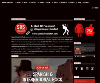 Spanishrockshot.com(Mejores Estaciones De Radio Por Internet Del Reino Unido) Screenshot