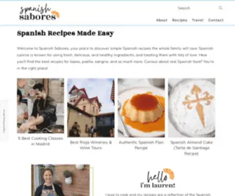 Spanishsabores.com(Spanish Recipes Made Easy) Screenshot