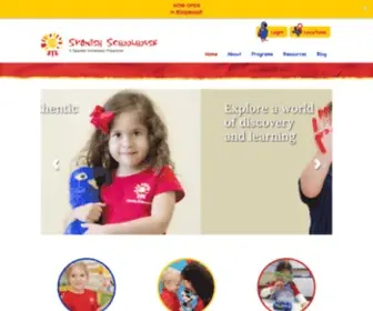 Spanishschoolhouse.com(A Spanish Immersion Preschool) Screenshot