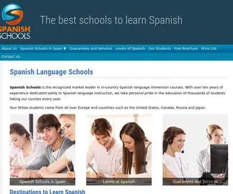 Spanishschools.org(Spanish Schools) Screenshot