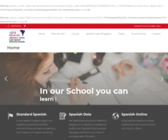 Spanishschoolsouthamerican.com(Pusat Pendidikan Online Bahasa Spanyol) Screenshot