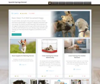 Spanishspringskennel.com(Spanish Springs Kennel) Screenshot