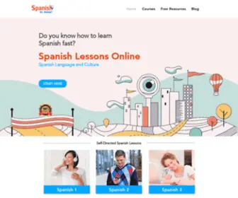 Spanishtomove.com(Spanish Lessons) Screenshot