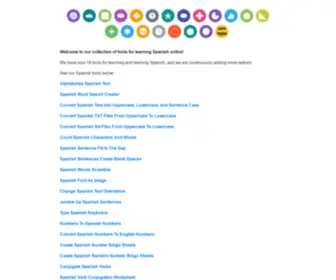 Spanishtools.org(Spanish) Screenshot