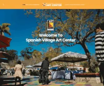 Spanishvillageart.com(Spanish Village Art Center) Screenshot