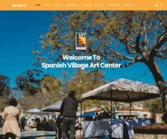 Spanishvillageartcenter.com(Spanish Village Art Center Working Artists) Screenshot