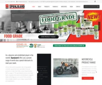 Spanjaard.biz(Quality Supplier of Special Lubricants and Chemical Products) Screenshot