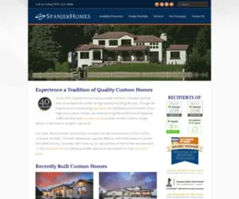 Spanjer.com(Spanjer Homes Fort Collins Custom Home Builders) Screenshot