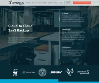 Spanning.com(Cloud-to-Cloud SaaS Backup) Screenshot