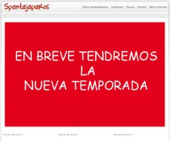 Spantajaparos.com(Moda infantil) Screenshot