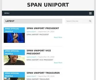 Spanuniport.com(Span Department Uniport) Screenshot