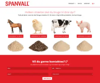 Spanvall.dk(Velkommen) Screenshot