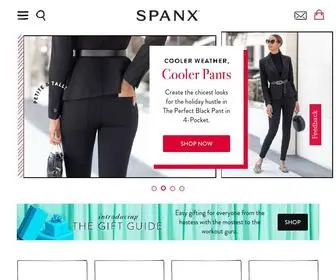 Spanx.com(Shapewear, Clothing, Activewear & Intimates) Screenshot