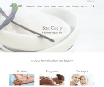 Spaoasisblog.com(Spa Oasis) Screenshot