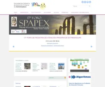 Spapex.es(Sociedad de Pediatr) Screenshot