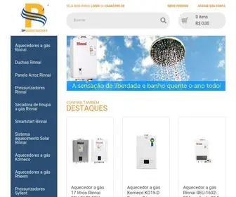 Spaquecedores.com.br(Aquecedores a gás Rinnai) Screenshot