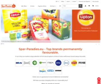 Spar-Paradies.eu(Drogerie-Markenartikel günstig kaufen) Screenshot