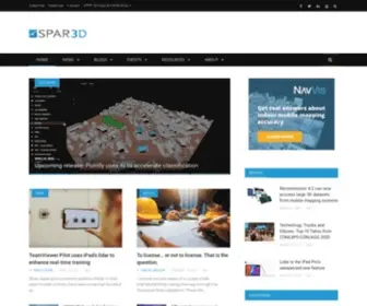 Spar3D.com(SPAR 3D) Screenshot