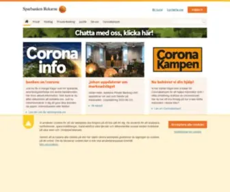 Sparbankenrekarne.se(Bank och smarta banktjänster för en hållbar ekonomi) Screenshot