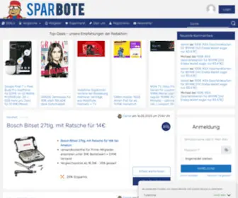Sparbote.de(Der Schnäppchenblog) Screenshot