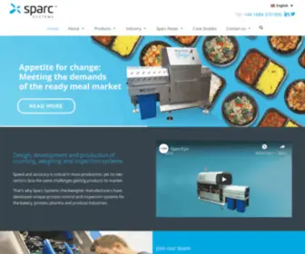 Sparc-SYstems.com(Checkweighers, weighing and counting machine experts) Screenshot