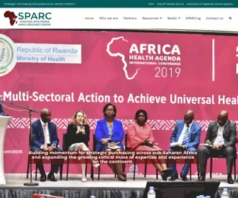 Sparc.africa(Strategic Purchasing Africa Resource Centre (SPARC)) Screenshot