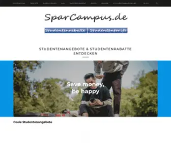 Sparcampus.de(Studentenrabatt & Studententarife) Screenshot