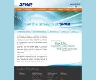 Sparcanada.ca(SPAR Canada) Screenshot