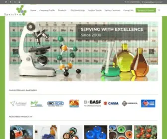 Sparchem.com(Chemical Excellence SinceSparchem) Screenshot