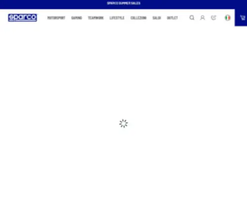 Sparco.org(Sparco Official Online Store) Screenshot