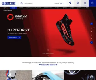 Sparcoracingusa.com(Sparco Official Online Store) Screenshot