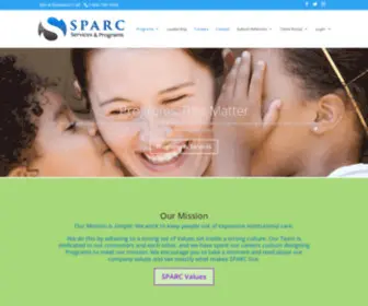 SparcPrograms.net(SPARC Services & Programs) Screenshot