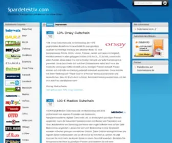 Spardetektiv.com(Gutscheine) Screenshot