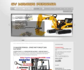 Sparepartforklift.com(Spare Part Forklift Surabaya) Screenshot