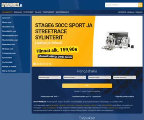 Sparewheel.fi(On moottoripyörä) Screenshot